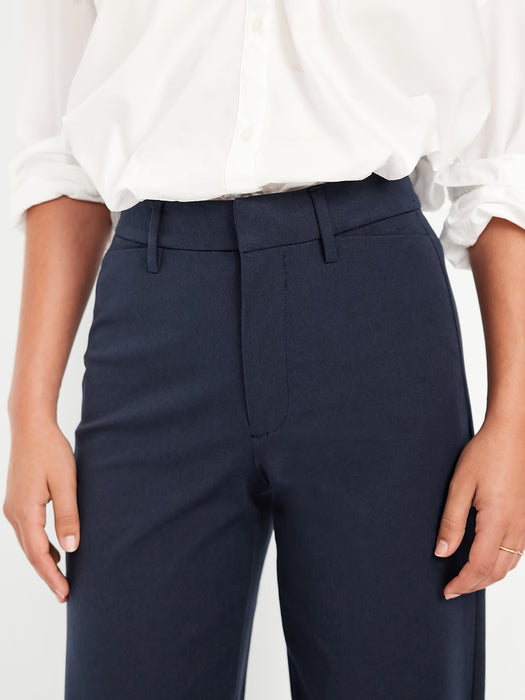 OLD NAVY Pantalones Pixie de talle alto y pierna súper ancha
