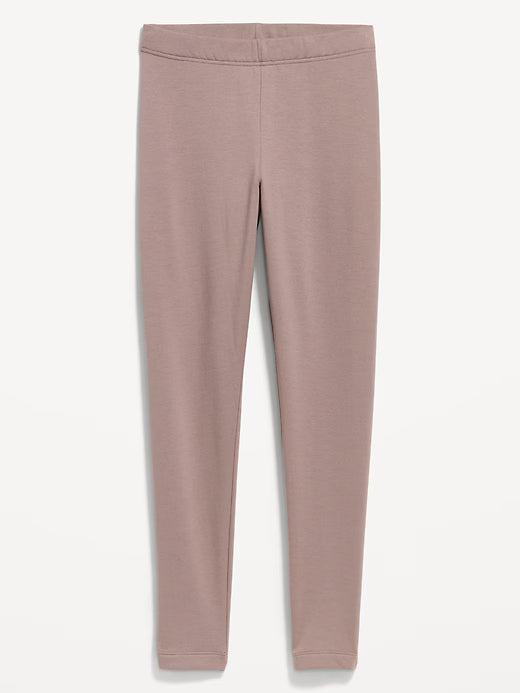 Leggings tobilleros de talle alto con forro polar.