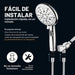 Cobbe Cabezal de ducha de 9 funciones con rociador eléctrico integrado - Quierox - Tienda Online