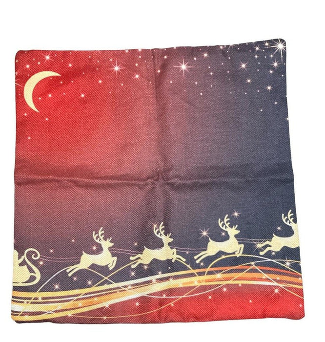 Cojín de tiro Funda De Almohada De Poliéster Navideña Funda De Cojín Para Sofá 45x45cm - Quierox - Tienda Online