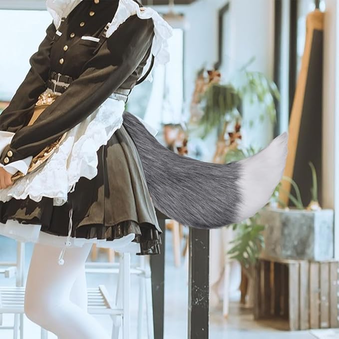 Cola de zorro de lobo bestia, disfraz de Halloween para fiesta de cosplay - Quierox - Tienda Online