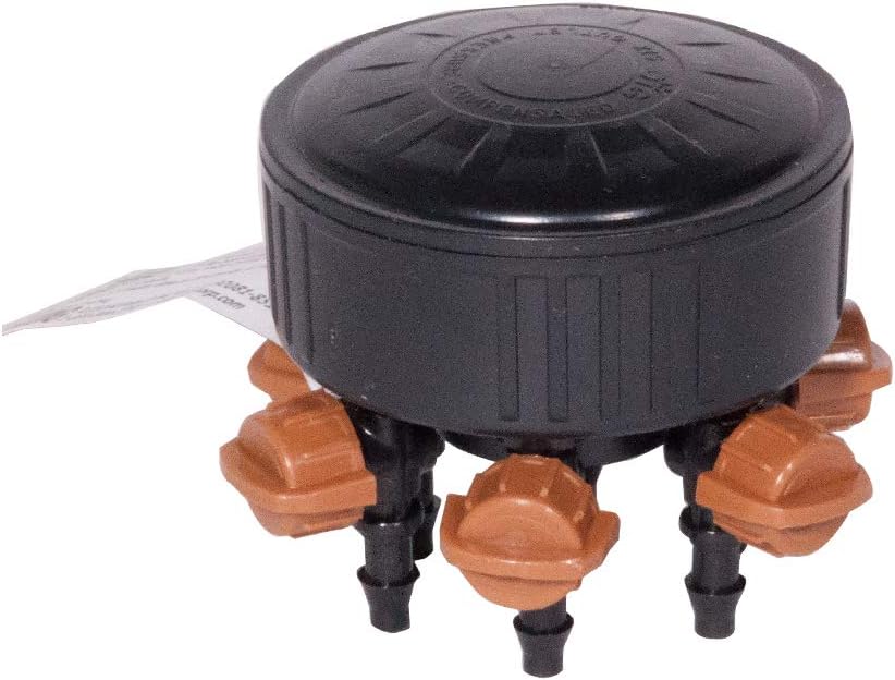 Colector ajustable de 6 salidas DIG AD6 con conexión de agua por goteo FPT de 1/2" - Quierox - Tienda Online