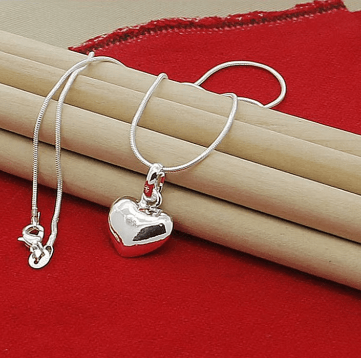 Colgante de cadena con dijes en forma de corazón para mujer - Quierox - Tienda Online