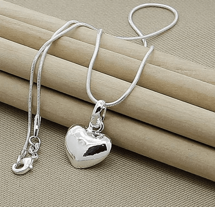 Colgante de cadena con dijes en forma de corazón para mujer - Quierox - Tienda Online