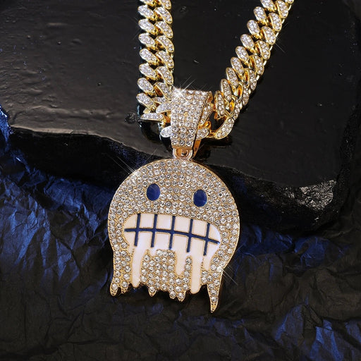 Colgante de calabaza con brillos brillantes, colgante helado para hombres y mujeres - Quierox - Tienda Online