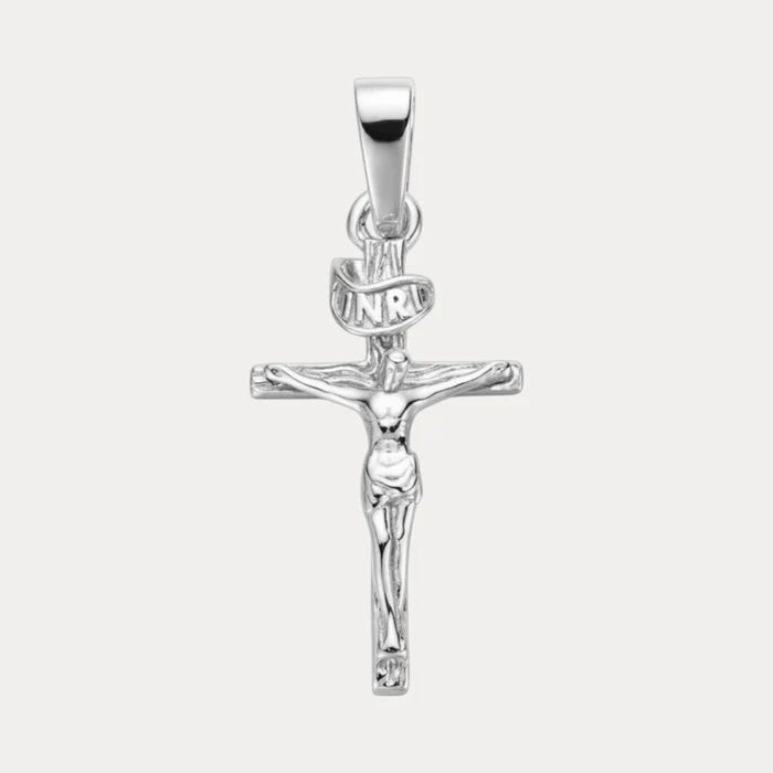 Colgante de Crucifijo Cruz - Pequeño 925 Plata 3 cm - Quierox - Tienda Online