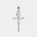 Colgante de Crucifijo Cruz - Pequeño 925 Plata 3 cm - Quierox - Tienda Online