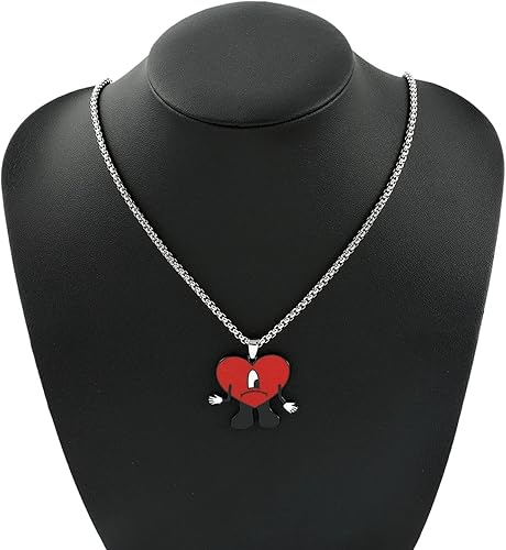 Collar Colgante Cadena,Con Colgante De Conejo Bad Bunny - Quierox - Tienda Online