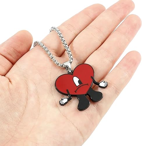 Collar Colgante Cadena,Con Colgante De Conejo Bad Bunny - Quierox - Tienda Online