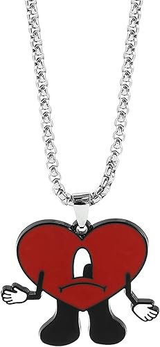 Collar Colgante Cadena,Con Colgante De Conejo Bad Bunny - Quierox - Tienda Online