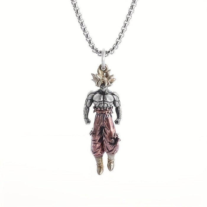 Collar con colgante de aleación de acero Dragon Ball Anime - Quierox - Tienda Online
