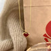 Collar con colgante de corazón rojo para mujer, cadena de acero inoxidable - Quierox - Tienda Online