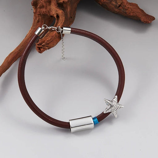 Collar con colgante de diseño de estrella de mar pequeña para mujer - Quierox - Tienda Online