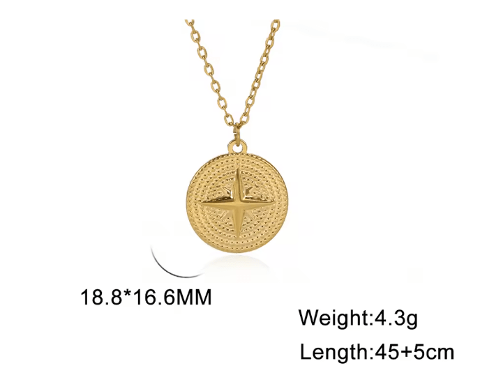 Collar con colgante de estrella del norte para mujer - Quierox - Tienda Online