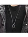 Collar con colgante de moda para hombre en forma triangular y cuadrada - Quierox - Tienda Online