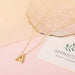 Collar con letra de burbuja, colgante personalizado con inicial - Quierox - Tienda Online