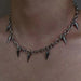 Collar con tachuelas estéticas Punk de acero inoxidable - Quierox - Tienda Online