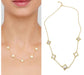 Collar de cadena Adornia trébol madreperla estación trébol, tono dorado - Quierox - Tienda Online