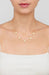 Collar de cadena Adornia trébol madreperla estación trébol, tono dorado - Quierox - Tienda Online