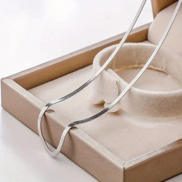 Collar de cadena de acero inoxidable para cuello de collar de cuchilla simple - Quierox - Tienda Online