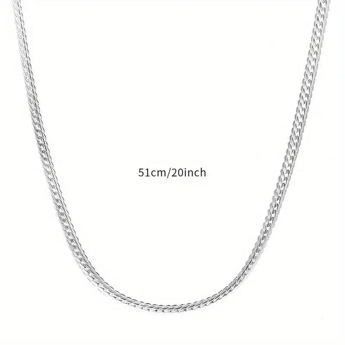 Collar de cadena de serpiente elegante - Diseño chic y simple, aleación de zinc - Quierox - Tienda Online