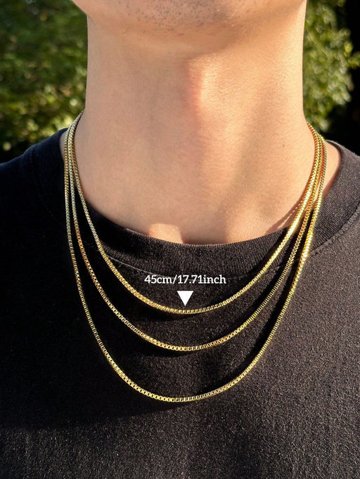 Collar de cadena estilo minimalista de 1.8MM para hombres - Quierox - Tienda Online