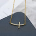 Collar de Cruz gótica para mujer, cadena de acero inoxidable de Color dorado - Quierox - Tienda Online