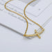 Collar de Cruz gótica para mujer, cadena de acero inoxidable de Color dorado - Quierox - Tienda Online
