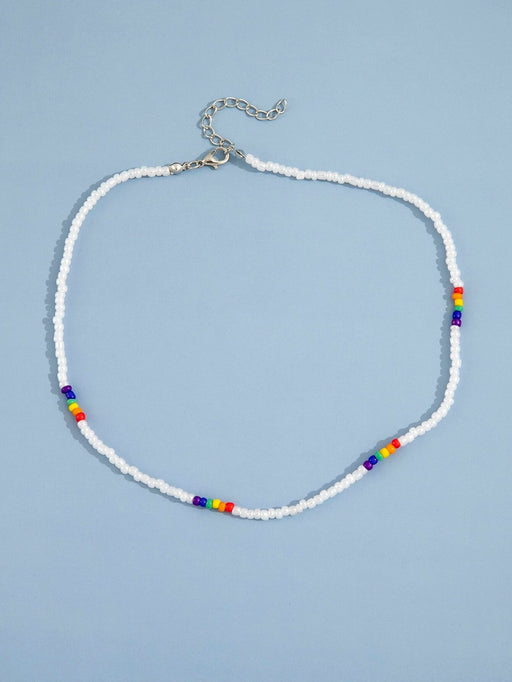 Collar de cuentas con bloques de colores para hombre y mujeres - Quierox - Tienda Online