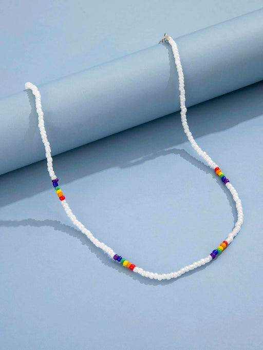 Collar de cuentas con bloques de colores para hombre y mujeres - Quierox - Tienda Online