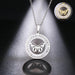 Collar de mariposa de titanio genuino con diamantes simulados - Quierox - Tienda Online