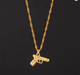 Collar de pistola dorada de HipHop, un regalo encantador para el hombre - Quierox - Tienda Online