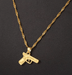 Collar de pistola dorada de HipHop, un regalo encantador para el hombre - Quierox - Tienda Online