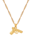 Collar de pistola dorada de HipHop, un regalo encantador para el hombre - Quierox - Tienda Online