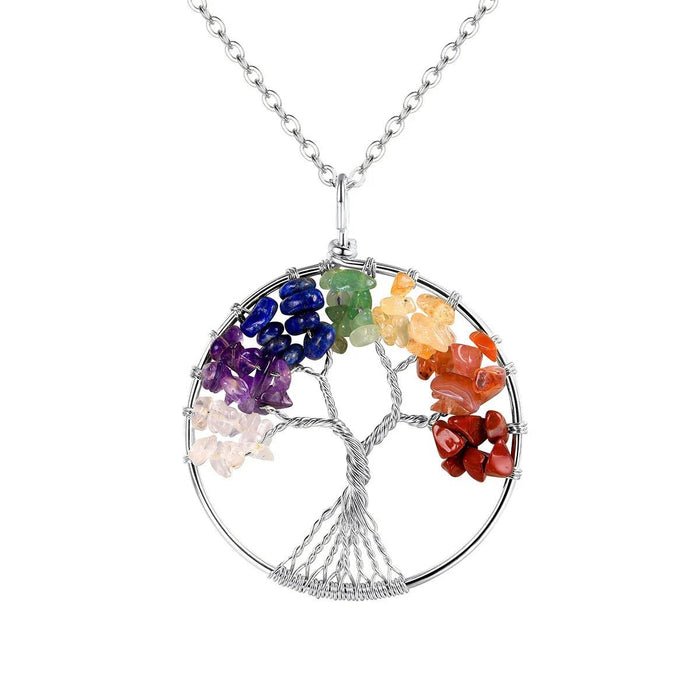 Collar del Árbol de la Vida de los Chakras - Quierox - Tienda Online
