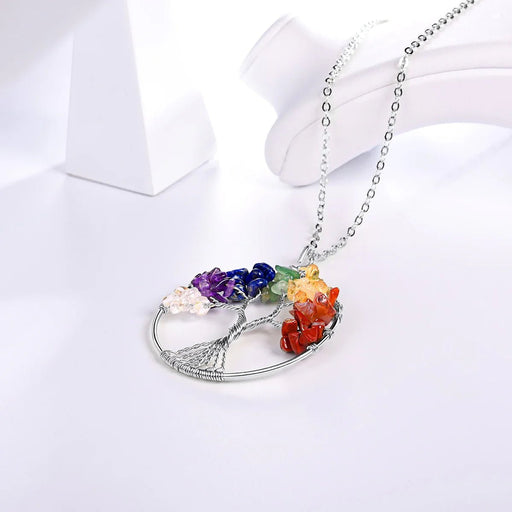 Collar del Árbol de la Vida de los Chakras - Quierox - Tienda Online