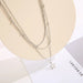 Collar europeo y americano de temperamento sencillo con atmósfera encantadora, estrella y luna - Quierox - Tienda Online