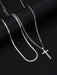 Collar minimalistas de cadena cruzada de acero inoxidable, ideal para uso diario - Quierox - Tienda Online