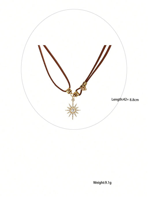 Collar multicapa de estilo americano vintage, cadena para clavícula dulce y moderna - Quierox - Tienda Online