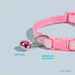 Collar para mascota ajustable para perro, gato y razas pequeñas rosado - Quierox - Tienda Online