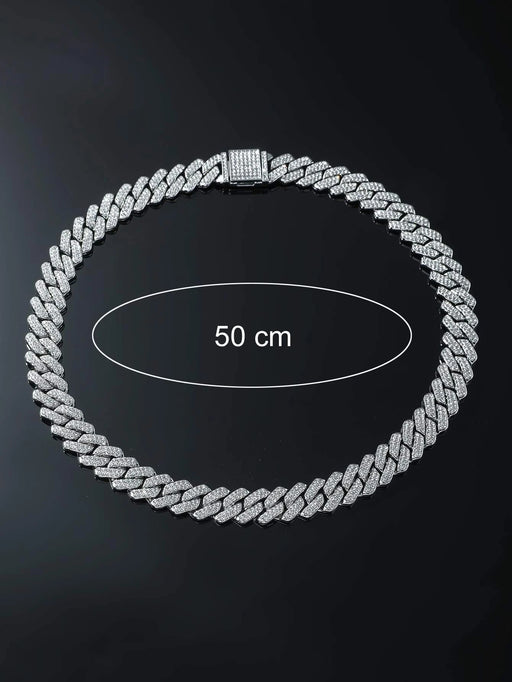 Collar urbano con diamantes de imitación para hombre - Quierox - Tienda Online