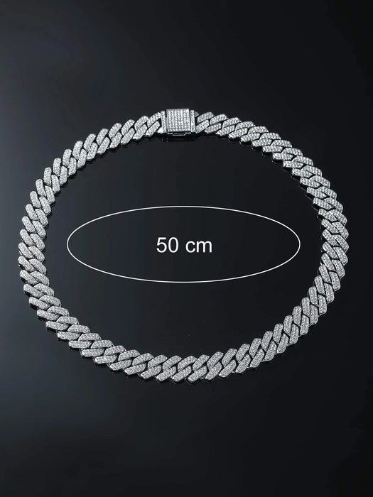 Collar urbano con diamantes de imitación para hombre - Quierox - Tienda Online