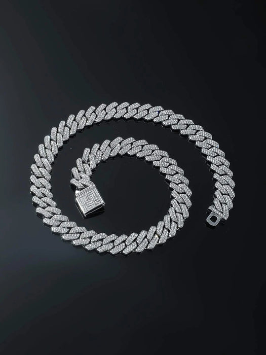 Collar urbano con diamantes de imitación para hombre - Quierox - Tienda Online