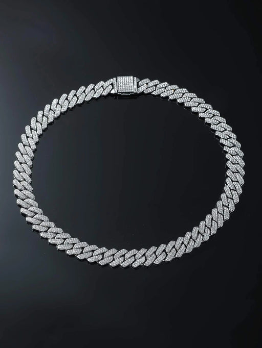 Collar urbano con diamantes de imitación para hombre - Quierox - Tienda Online