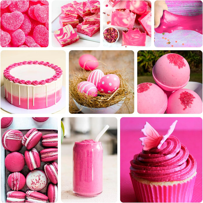 Colorante alimentario líquido vibrante 160 ml (rosa). - Quierox - Tienda Online