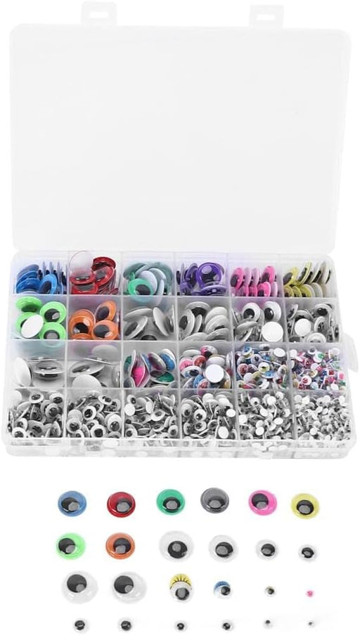 Coloridos ojos de elfo en caja de almacenamiento de tamaños diferentes para manualidades - Quierox - Tienda Online