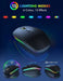 Combo de teclado y ratón inalámbricos, retroiluminación RGB, recargables y con luz negra - Quierox - Tienda Online
