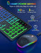Combo de teclado y ratón inalámbricos, retroiluminación RGB, recargables y con luz negra - Quierox - Tienda Online