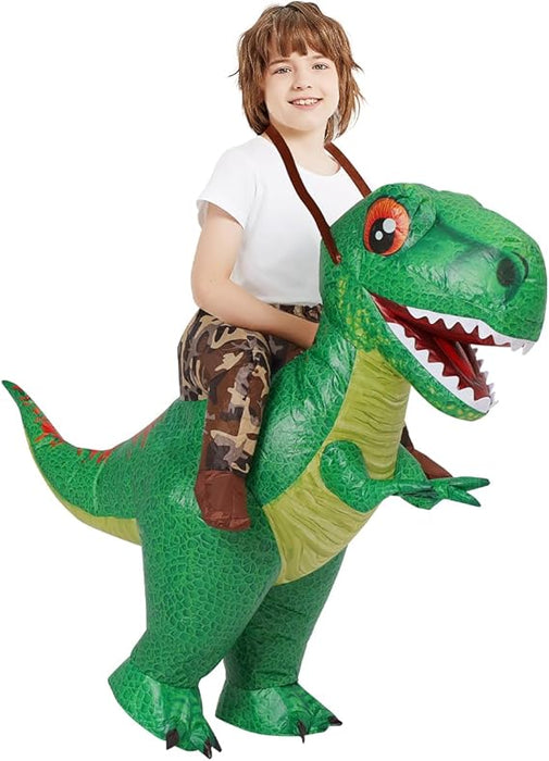 COMIN Disfraz inflable de dinosaurio para niños, disfraz de dinosaurio T Rex - Quierox - Tienda Online