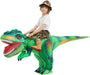 COMIN Disfraz inflable de dinosaurio para niños, divertido disfraz de dinosaurio T Rex para fiesta - Quierox - Tienda Online